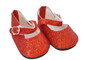 RED SPARKLE MARY JANES