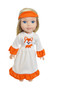 Autumn Fox Nightgown with Sleep Mask for Wellie Wisher Dolls