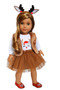 Brown Nosed Reindeer for American Girl Dolls