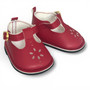 Wine Mary Janes Fits 18 Inch Dolls