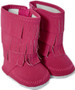 PINK FRINGE BOOTS