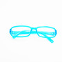 Cyan Blue Modern Glasses