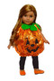 Sequin Pumpkin Costume for American Girl Dolls 