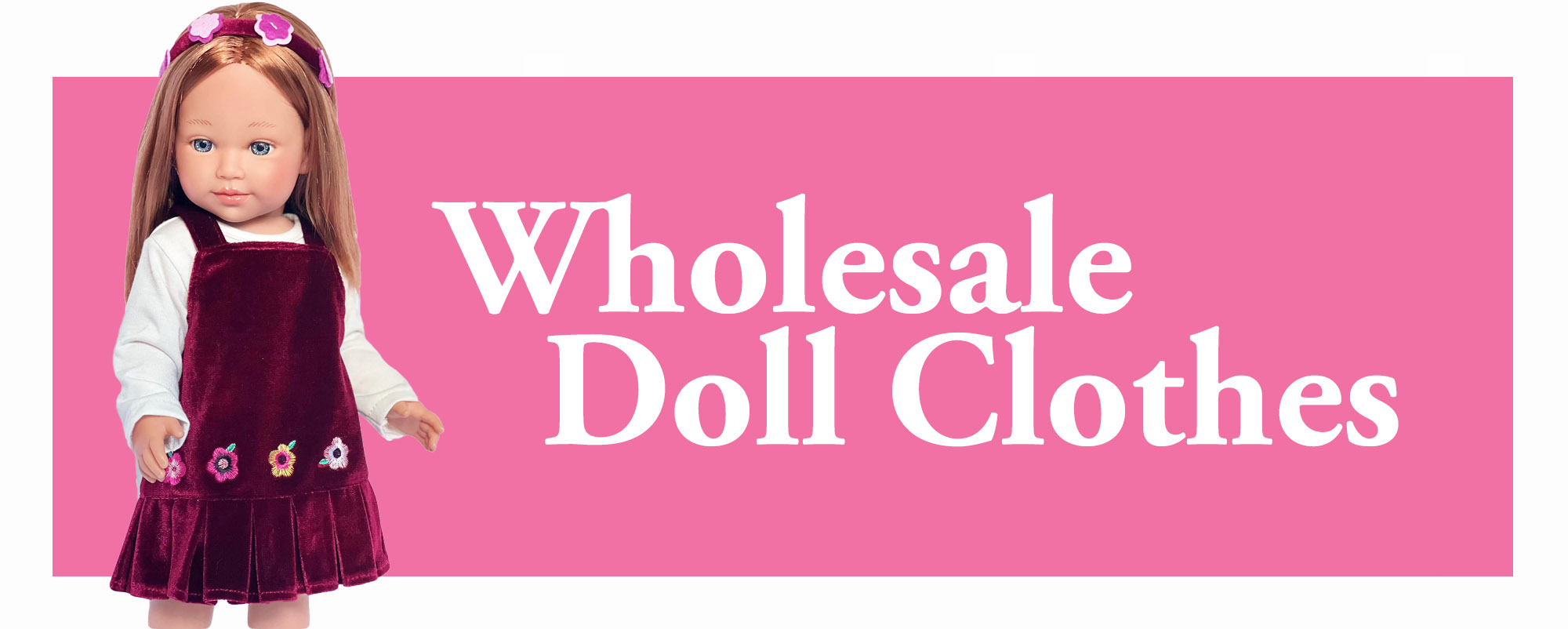 Bulk hot sale doll clothes