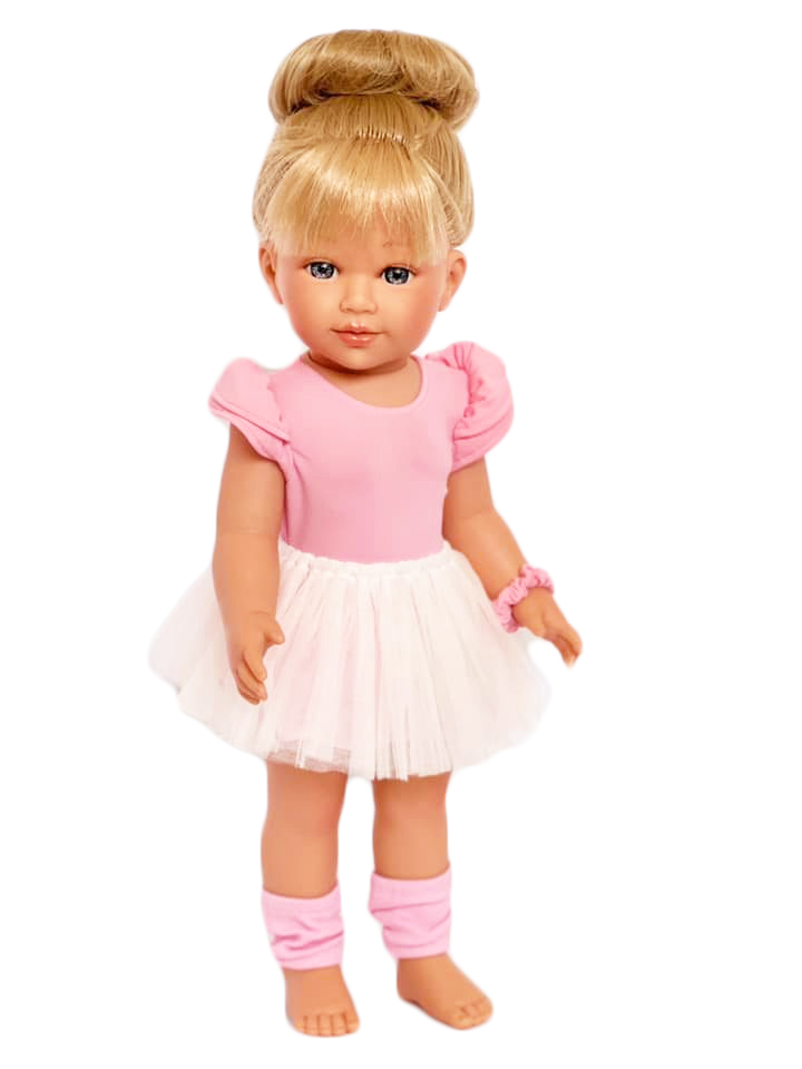 Doll Reborn Nancy A Day For Ballerina With I Skates for Little Girl 3 Years