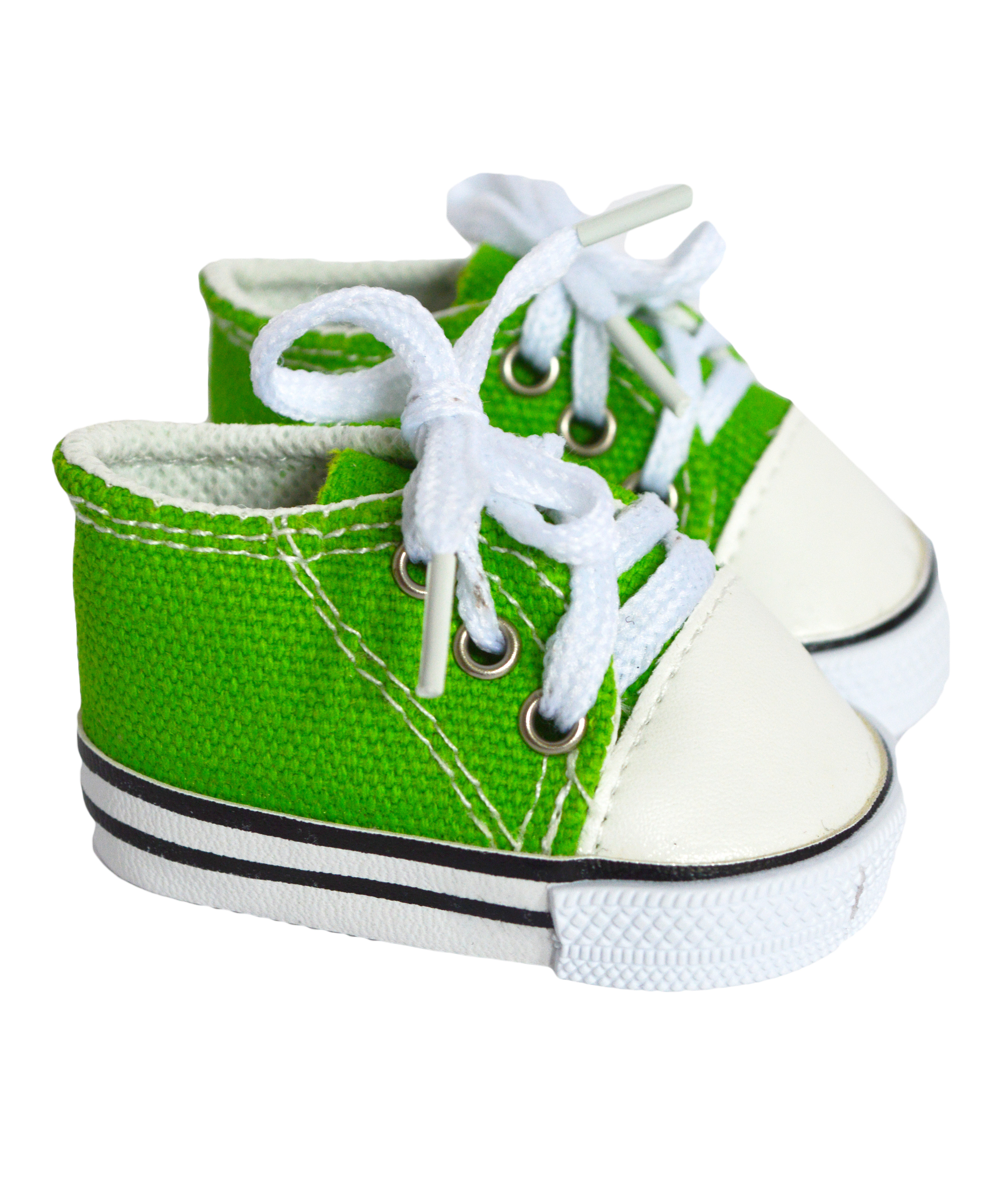 Tropical Green Tennis Shoes Fits American Girl Dolls