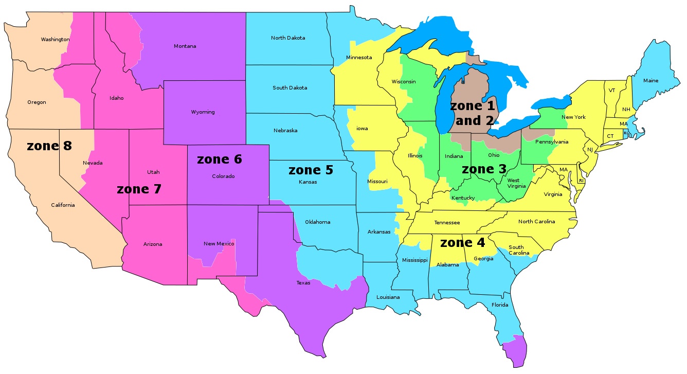 Usps Domestic Zone Chart Printable