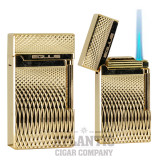 Equus Classic C-Series Cigar Torch Lighter & Cutter Gold