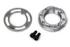 Spindle Nut - Keyed Washer / Screws Included - Aluminum / Steel - Natural - Midget - Kit