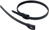 Cable Ties - Zip Ties - 8 in Long - Flush Mount - Nylon - Black - Set of 100