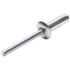 Rivet - Small - 3/8 in Head - 3/16 in Steel Mandrel - 1/4 to 3/8 in Grip Range - Aluminum - Natural - Set of 250