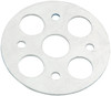 Scuff Plate - Lightweight - 1.625 in OD - 0.375 in ID - Aluminum - Clear Anodized - Set of 4