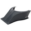 Hood Scoop - 5.5 in Height - Straight Front - Plastic - Carbon Fiber Look - Each