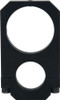 Fuel Filter Bracket - Clamp-On - 1.25 in OD Tubes - 2 in Diameter - Aluminum - Black Anodized - Each