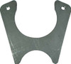 Brake Caliper Bracket - Rear - Weld-On - 3 in OD Axle Tube - Steel - Natural - GM Metric Caliper - Set of 6