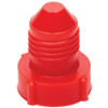 AN Dust Plug - 3 AN - Plastic - Red - Set of 20