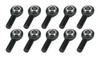 Rod End - Pro Series - Spherical - 3/4 in Bore - 3/4-16 in Left Hand Male Thread - Chromoly - Black Oxide - Set of 10