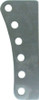 Panhard Bar Bracket - Frame Mount - Weld-On - 6 Position - 1/8 in Thick - Steel - Natural - Pair