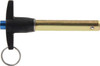 Quick Release Pin - 0.5 in Diameter - 2.5 in Long - T-Handled - Each