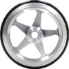 Wheelie Bar Wheel - 5 Spoke - 3/8 in Hole - Aluminum / Polyurethane - Each
