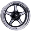 Street Lite Black Wheel 15X4 2.25IN BS