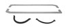 Oil Pan Gasket Set SBC Iron Eagle/GM Rocket Blk