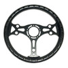 13in Black Alum. Dished Steering Wheel