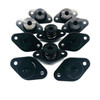 Qtr Turn Self Eject Alm Fastener Small Hex Head