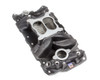 SBC Performer Air Gap Manifold - 262-400 Black