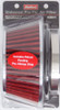 Pro-Flo Air Filter Cone 3.70 Tall Red/Chrome