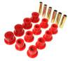 87-94 CJ Frt & Rr Sprng Bush Set Red