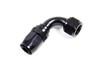 Hose Fitting #10 90 Deg. to #12 Hose Black