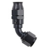 Hose Fitting #12 60 Deg PTFE Black