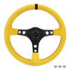 Ultrasuede Steering Wheel Race Yellow