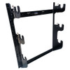 Axle Rack Wall Mount 1 Rear and 2 Fronts Blk