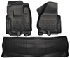 Front & 2nd Seat Floor Liners Black