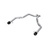 3in Axle ack Exhaust Dual Rear Exit Stainless