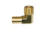 Fitting  1/2 NPT x 5/8 Barb  90-Deg  Brass