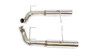 11-Mustang V6 Axle Back Exhaust Pype Bomb