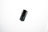 16AN Straight Crimp Hose End Black