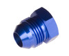 8AN Flare Plug 1/pkg Blue