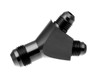 6AN to 4AN Y-Block Single Inlet Dual Outlet