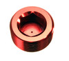 3/8in NPT Hex Head Pipe Plug 2/pkg Red