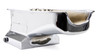 55-79 SBC Steel Drag Race Oil Pan Chrome
