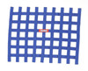 Ribbion Window Net Blue Non-SFI