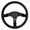 Steering Wheel 375 Black Suede