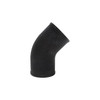 3in 45 Degree Elbow Tube Black