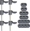 V8 Horizontal Wire Loom Kit Black 7-8mm