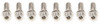 Brake Rotor Bolt Kit 8pc Titanium 5/16-18x3/4