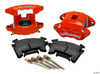 Front Caliper Kit D154 / Metric GM Red w/Pads